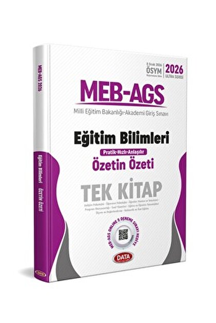 Bi bigelio Data 2026 MEB-AGS Eğitim Bilimleri Özetin Özeti Konu