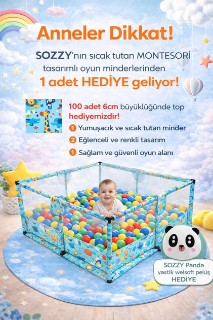 Erkek Bebek ve Çocuk Oyun Alanı – Kaymaz Yumuşak Oyun Matı – Güvenli Oyun Zemini