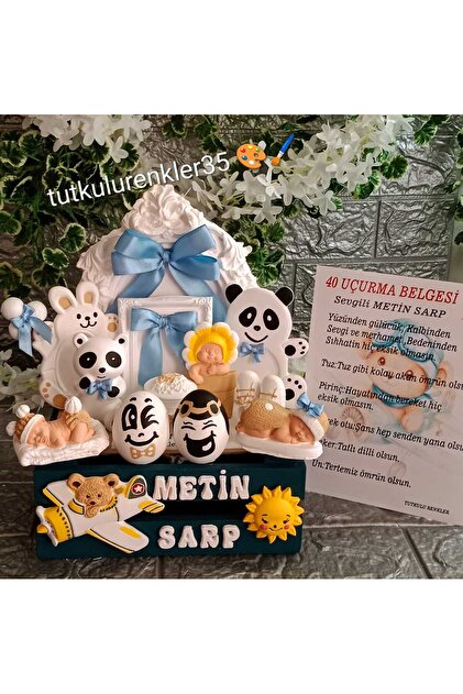 40 uçurma sepeti Kırk uçurma sepeti Bebek hediyelik