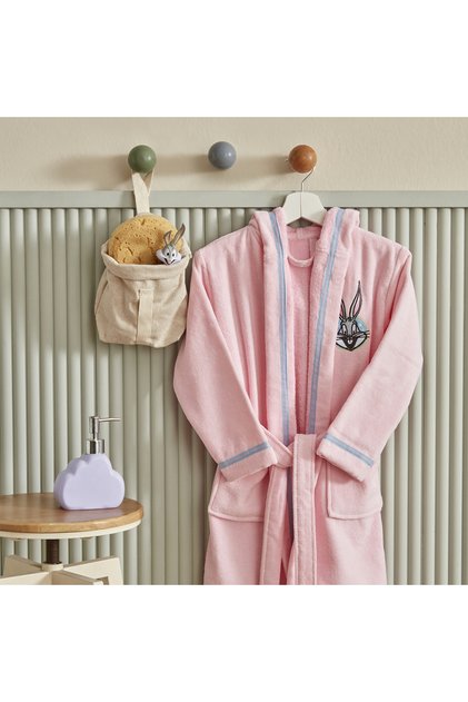 Karaca Home Bugs Bunny Hooded Bathrobe 4/6 Years Old