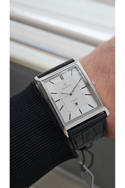 -Rym 3559 New Season Men's Wristwatch- Classic Model Ss-Bk-W