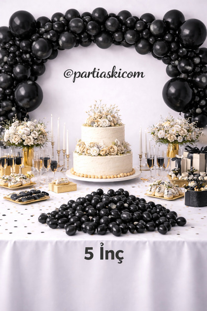 5 Inç Minik Lateks Balon 12,5 Cm - 20 Adet Doğum Günü Parti Balonu - Küçük Boy