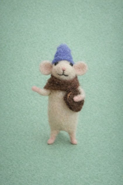 KeçeGo Fare Keçe Seti🐭, Yeni Başlayanlar İçin DIY Hobi Seti