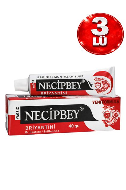 Briyantin Yağsız Kırmızı 40 ml. 3'lü Paket