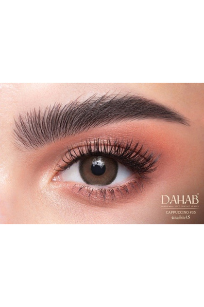 Natural Cappuccino 9 Months Disposable Contact Lenses, Colored Contact Lenses, Brown Contact Lenses