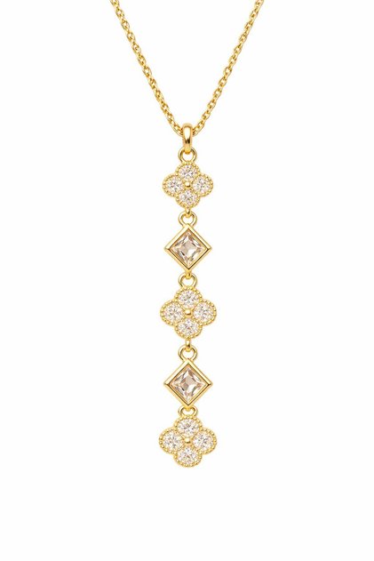 Women's Steel Aura Symbol Y Necklace Does Not Fade