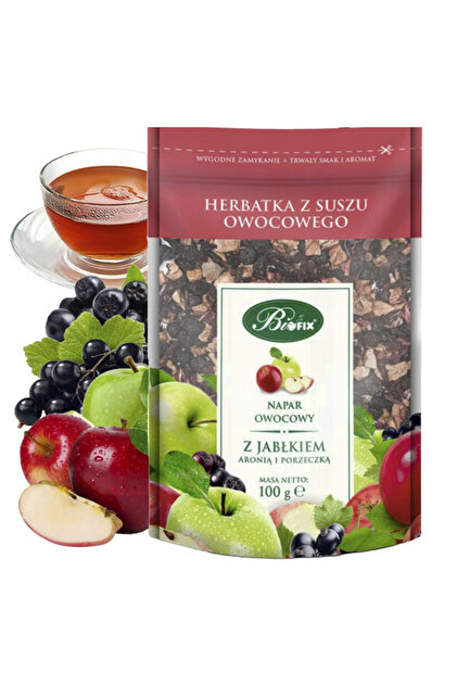 Ceai-Infuzie de fructe cu Mere, Aronia si Coacaze, fara zahar, 100g