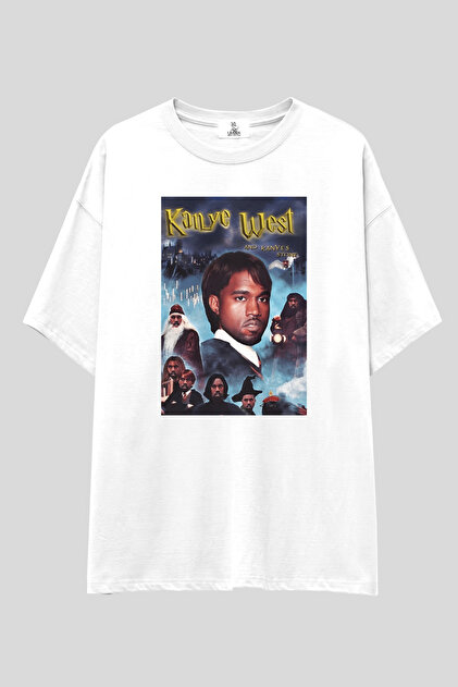 UmbraWear Kanye West Funny Oversize T-shirt | Unisex %100 Pamuk