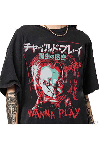 ୨୧チャーリー Flood Of Style Tricou japonez în stil japonez Child's Play Chucky