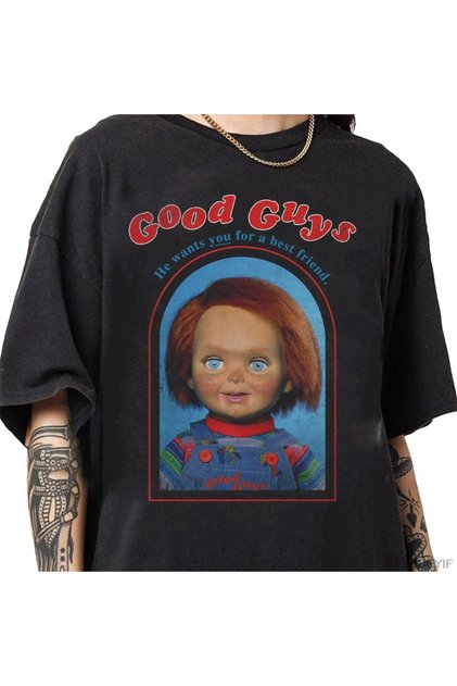 Chucky Men Chucky Child's Play Good Guys T-Shirt for Men Women 100% Cotton t