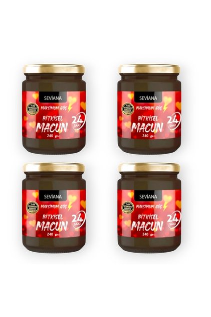 Propolis Kudret Narı Bal Ginsengli Bitkisel Karışımlı Mesir Atom Güç Kuvvet Macun 4X240 Gr
