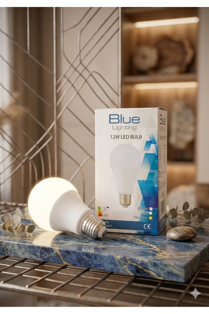 BLUE 12W LED AMPUL GÜNIŞIĞI 4000K E27 1080 LÜMEN