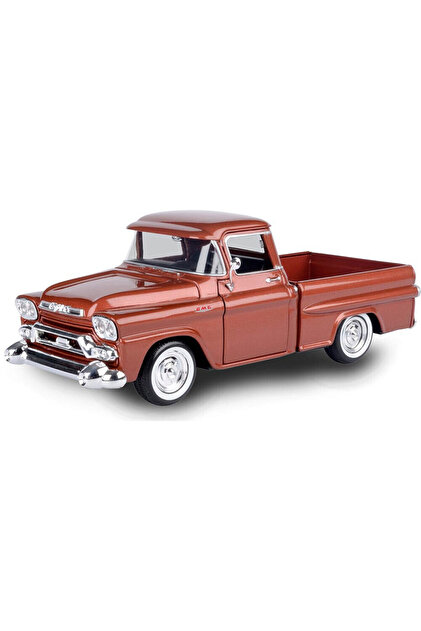 ミニカー MOTORMAX 1/24 1979 FORD F-150 BROWN Motor Max 1:24 1979 Ford F-150 Custom Kahverengi Kamyonet Mavi