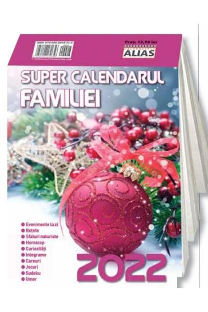 Super calendarul familiei 2022