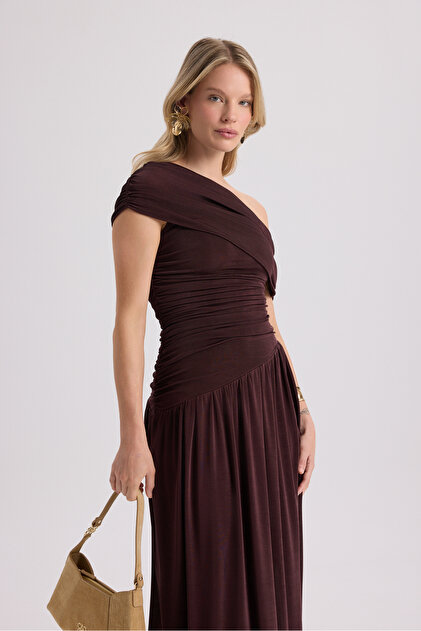 brown fall mini dress Brown Fall Dress main image 1