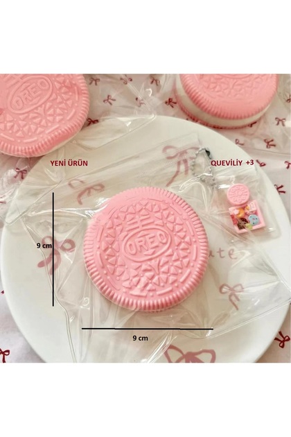 Empressco Dev Yeni Doreo Sukuşi 9 Cm Squishy Oreo (PEMBE) - Fiyatı