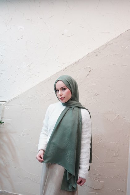 Ethnic Pattern Modal Jacquard Shawl