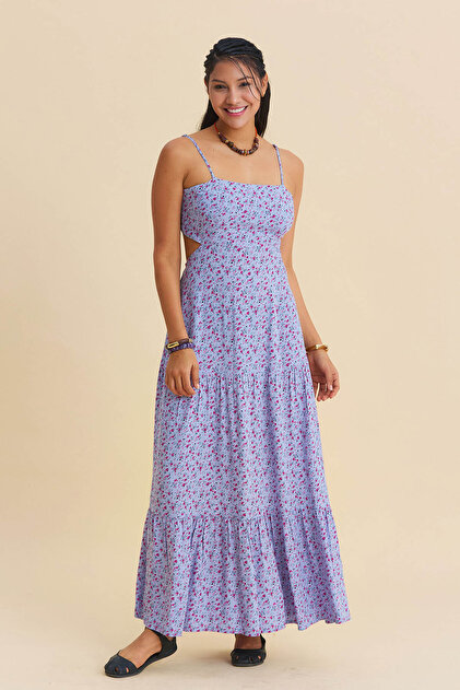 sachin and babi light blue dress Casual Backless Dresses