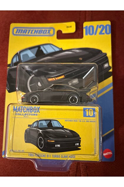HOT WHEELS MATCHBOX COLLECTORS 1988 PORSCHE 911 TURBO SLANT NOSE