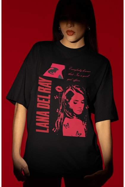 Design Lana Del Rey Singer Printed Unisex Oversized t Shirt
