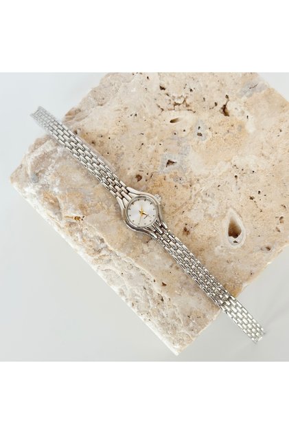 Giz Silver Watch White