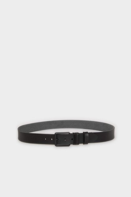 Men's Rectangular Buckle Faux Leather Jean Belt I H6862Axns