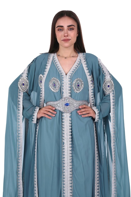 sachin and babi light blue dress Mexican Embroidered Halter Dress. Size S-2X. Wedding Style. Traditional  Mexican Dress. Artisanal Mexican Party Dress. Latina Style.plus Size