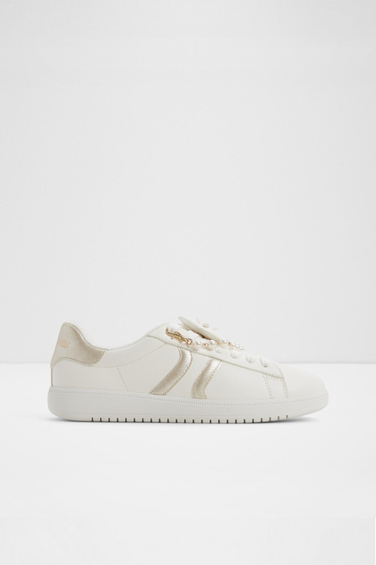 CHICSNEAKER2 - Kadın Gold Bağcıklı Sneaker