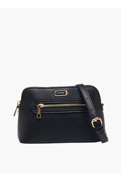 Monogram Print Crossbody Bag with Adjustable Strap
