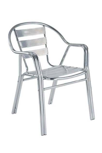 Scaun DacEnergy(C), din teava de aluminiu, stivuibil, rezistent la apa, intretinere usoara, cu pi...