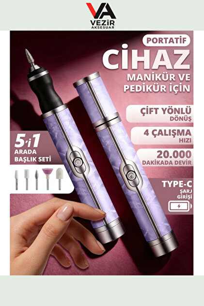BUFFER®PX 4 Hızlı Şarjlı Tırnak Bakım Seti | 12 Parça Manikür
