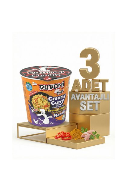 Bardak Kremalı Körili Tavuk 3x80 Gr