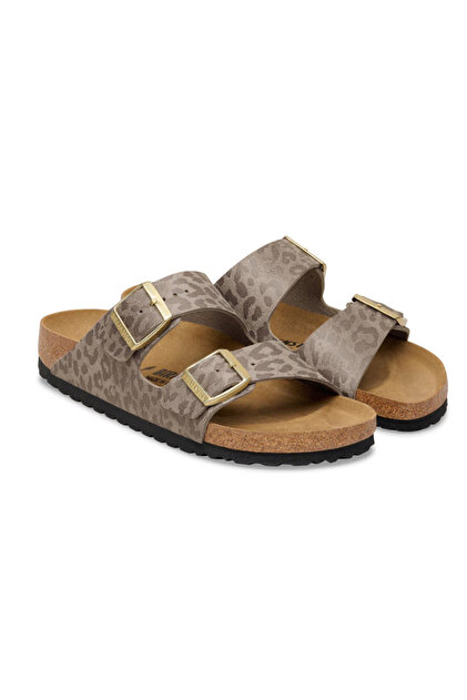 Birkenstock ARIZONA SYN LEOPARD ÇİFT BANTLI KADIN TERLİK 1031941