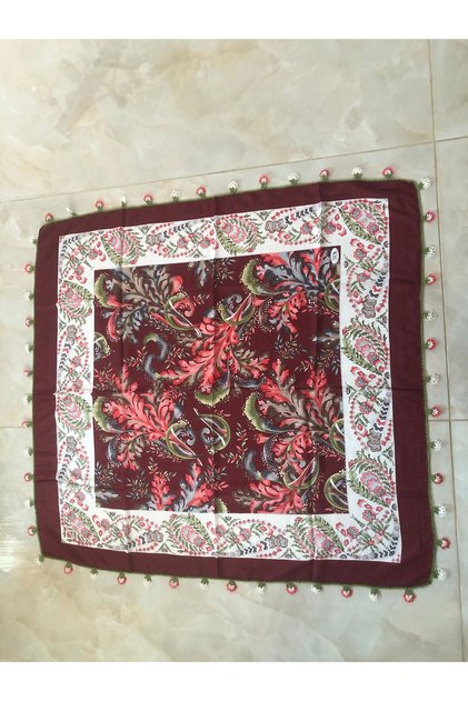 Handcrafted Embroidered Writing, Scarf, Dowery Gift