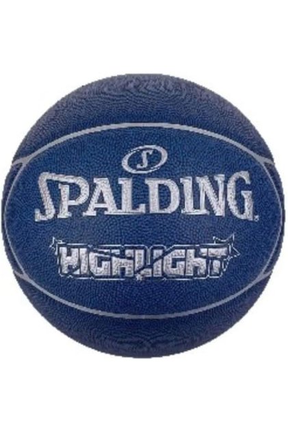 Highlight Comp Basketball Size 7 Blue Silver Durable Indoor Outdoor Grip Ball