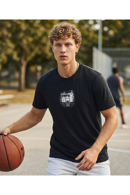 Curry let him cook tee men's basketball t-shirt black