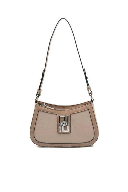 Dark Beige - Latte Plain Women's Crossbody Bag Sp1132