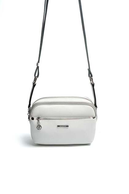 White - A.Grey Plain Women's Crossbody Bag Sp1162