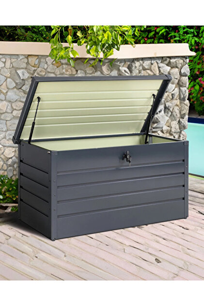 Baisiwei Yardbox Metal Bahçe Dolabı 350 L Antrasit - Fiyatı, Yorumları