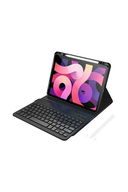 MK-006 3 in 1 Premium Protective Keyboard Case for Pad 2024 Air 13"/Pro 12.9" (2018~2022) Engli