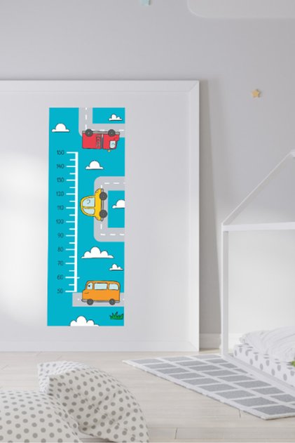 100X220 Children's Room Wall Sticker – Door, Cabinet and Wall Covering Set - Dvr1005