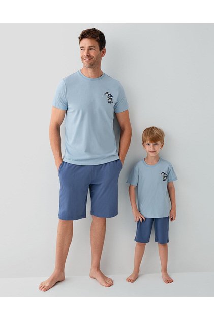 Men's & Children's Shorts Sets Sold Separately | 100% Cotton Father Son Summer Suit Combination
