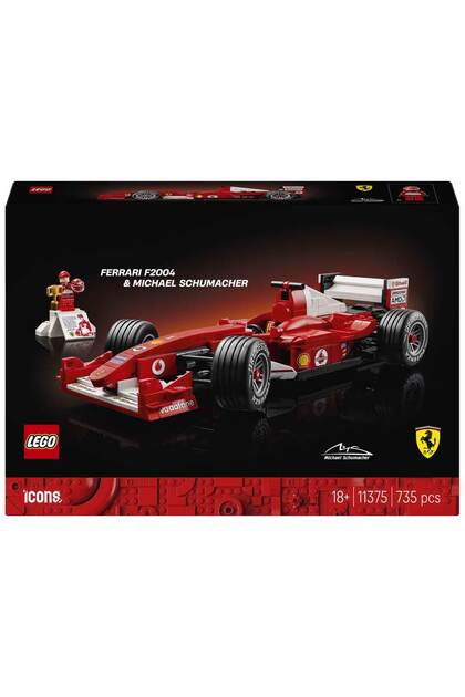 LEGO Icons Ferrari F2004 ve Michael Schumacher 11375 - Yetişkinler