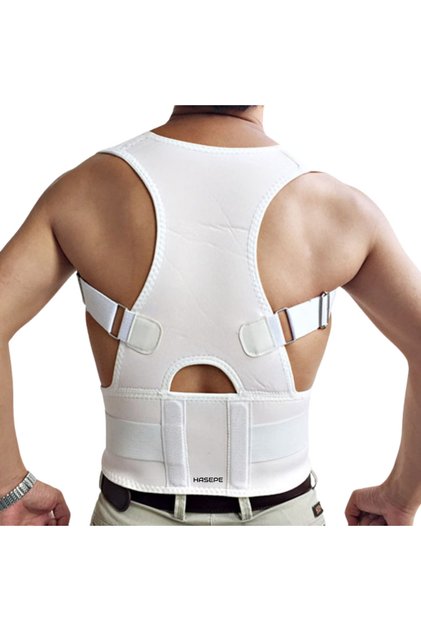 Corector Postura Reglabil, Centura Ortopedica Spate, Suport Lombar, Aliniere Coloana, Unisex