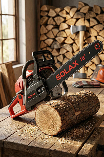 Solax 5900 3.2 Hp 55 cc 45 cm Pala Benzinli Ağaç Kesme Motoru
