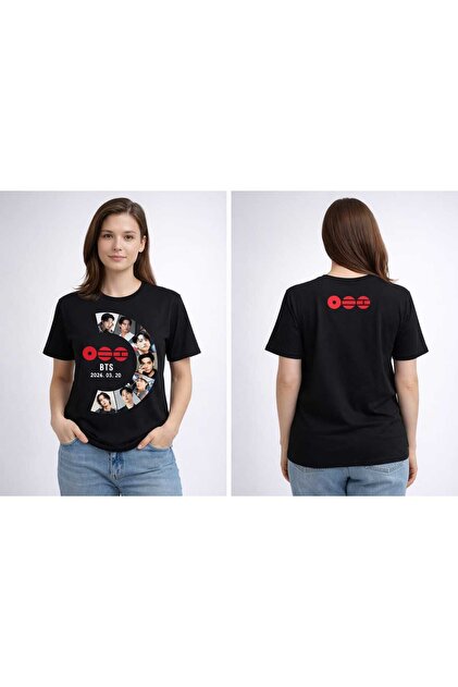 puolikuu Arirang World Tour BTS Baskılı Oversize Tshirt - Fiyatı