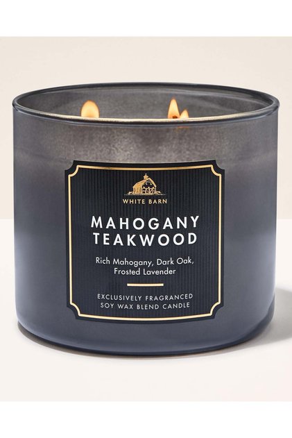 Mahogany Teakwood Büyük Mum 411 g