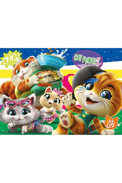 Ks Games 100 Parçalık 44 CAT (44 Kedi) Kız Çocuk Puzzle Yapboz