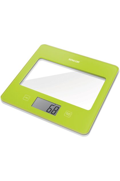 Ζυγαριά Κουζίνας, Sencor, Οθόνη LCD, Πράσινη