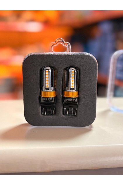 T20 turuncu led ampül 1156/1157 ultra parlak ,canbus premium seri (2 adet)